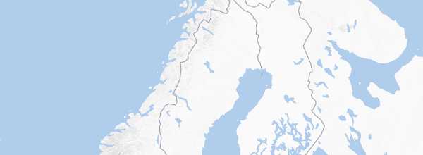 Map of Northern Sweden