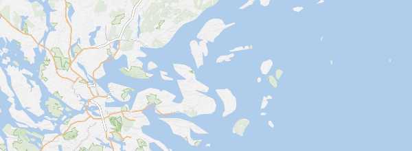 Map of Stockholm Archipelago