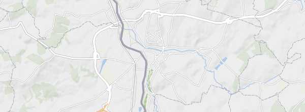 Map of Cieszyn