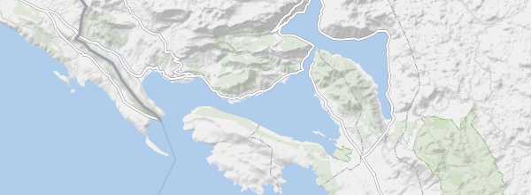 Map of Bay of Kotor