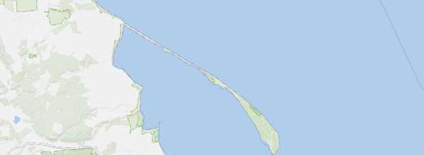 Map of Hel Peninsula