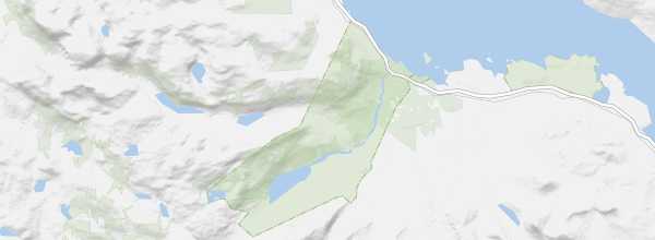 Map of Abisko National Park