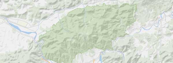 Map of Mala Fatra National Park