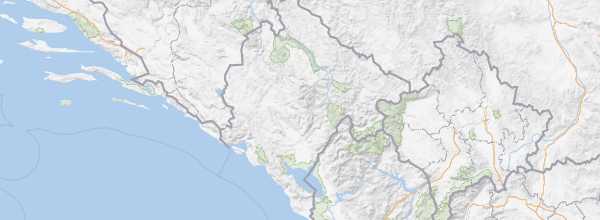 Map of Montenegro
