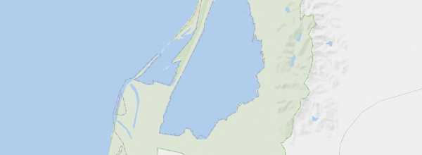 Map of Karavasta Lagoon