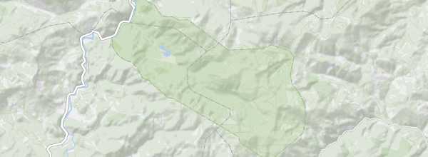 Map of Biogradska Gora National Park
