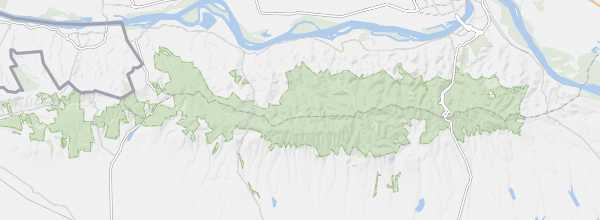 Map of Fruska Gora National Park
