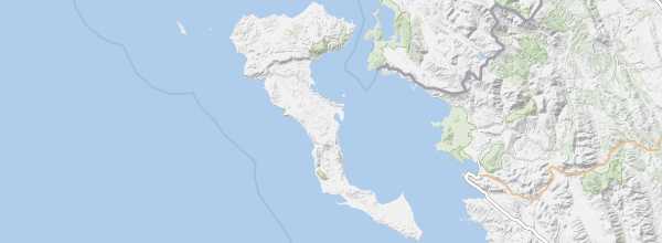 Map of Corfu