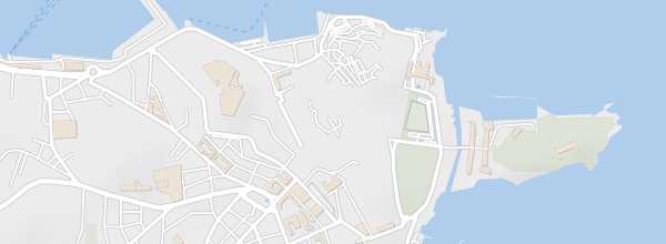 Map of Old Town of Corfu