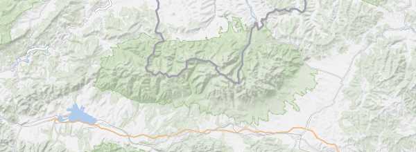 Map of Tatra National Park