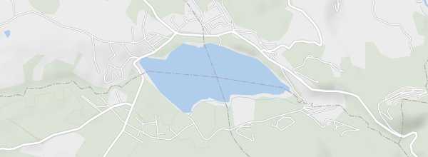 Map of Lake Saint-Ferréol