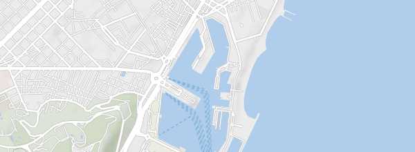 Map of Port Vell