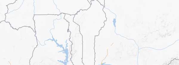 Map of Benin