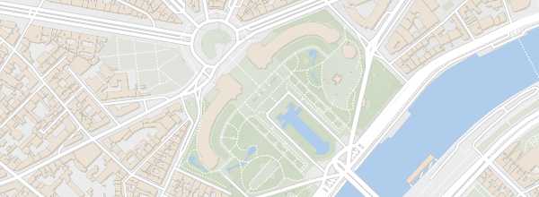 Map of Trocadéro Esplanade