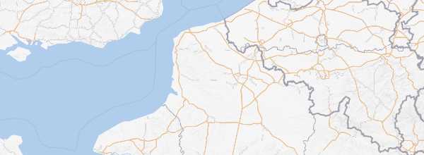 Map of Pas-de-Calais