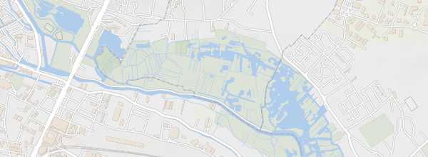 Map of Amiens Floating Gardens (Hortillonnages)