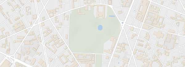 Map of Luxembourg Gardens