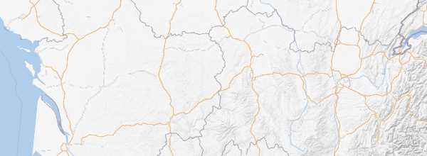 Map of Massif Central