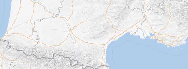 Map of Occitania