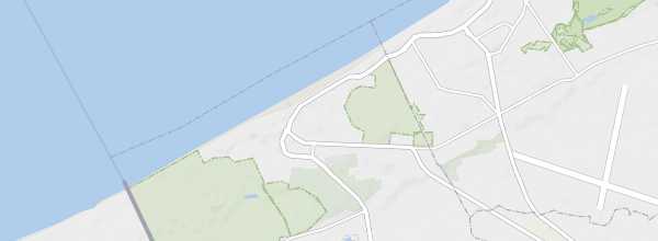 Map of De Panne