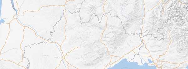 Map of Aveyron