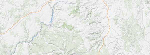 Map of Auvergne Volcanoes Regional Nature Park