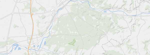 Map of Compiègne Forest