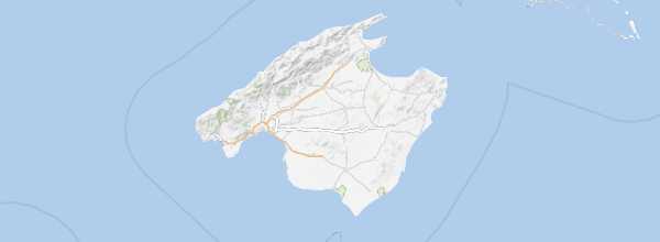 Map of Mallorca