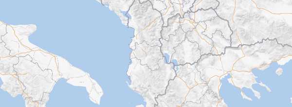 Map of Albania
