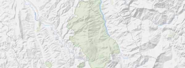 Map of Tomorr National Park