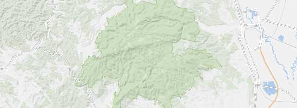 Map of Bükk National Park