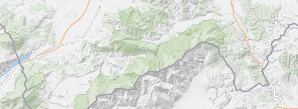 Map of Sar Mountains National Park
