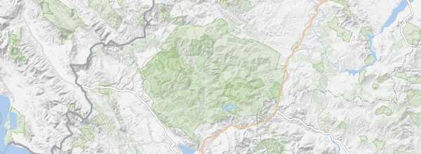 Map of Pindus Mountains