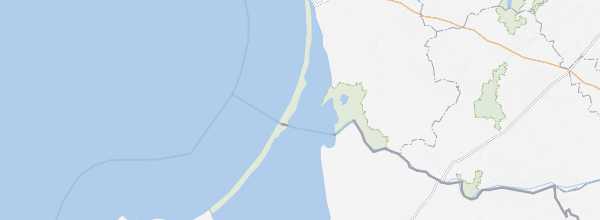 Map of Curonian Spit