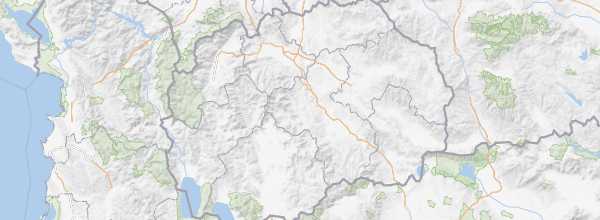 Map of North Macedonia