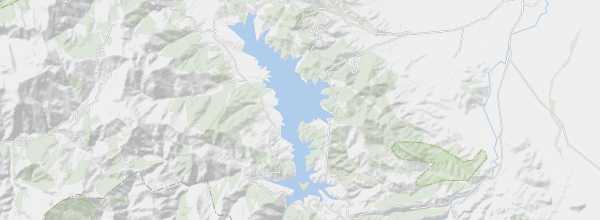 Map of Lake Plastiras