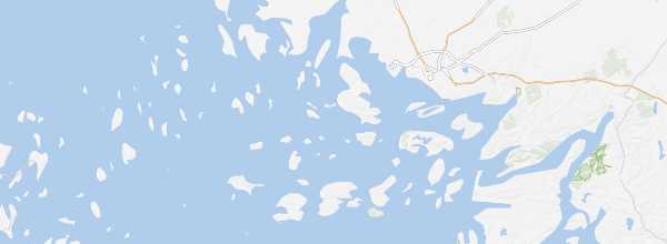 Map of Turku Archipelago