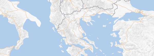 Map of Mainland Greece