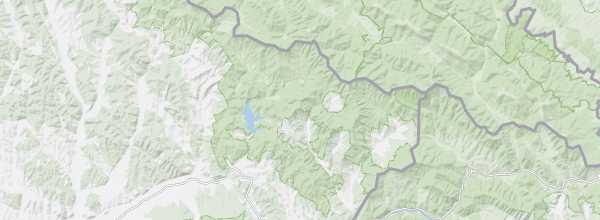 Map of Poloniny National Park