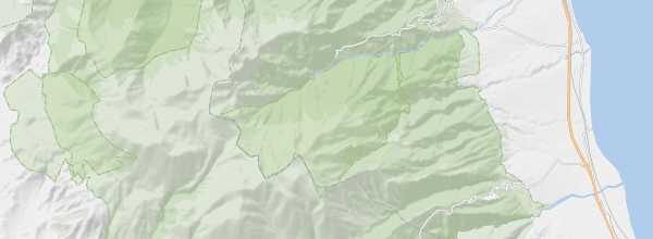 Map of Mount Olympus