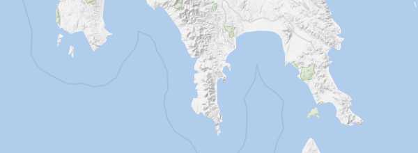 Map of Mani Peninsula