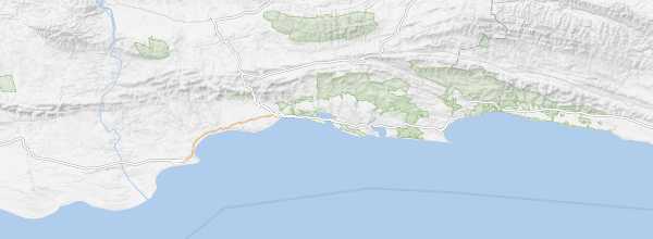 Map of Garden Route