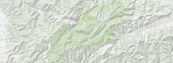 Map of Retezat National Park