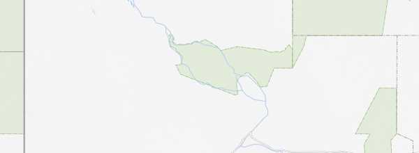 Map of Okavango Delta