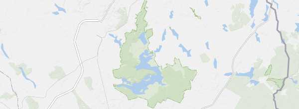 Map of Wigry National Park