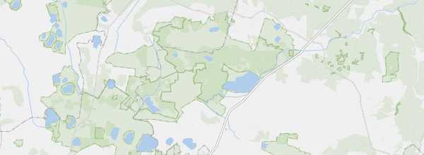Map of Polesie National Park