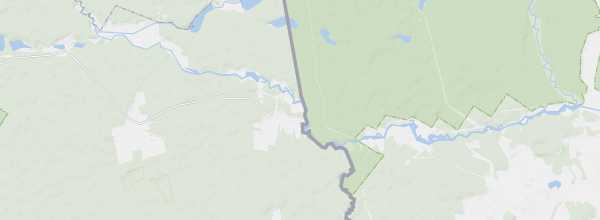 Map of Augustów Canal