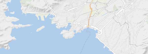 Map of Piraeus