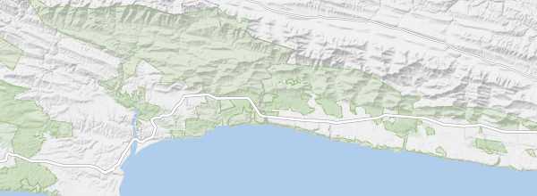 Map of Garden Route National Park