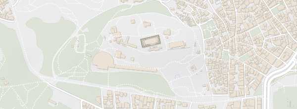Map of Acropolis of Athens
